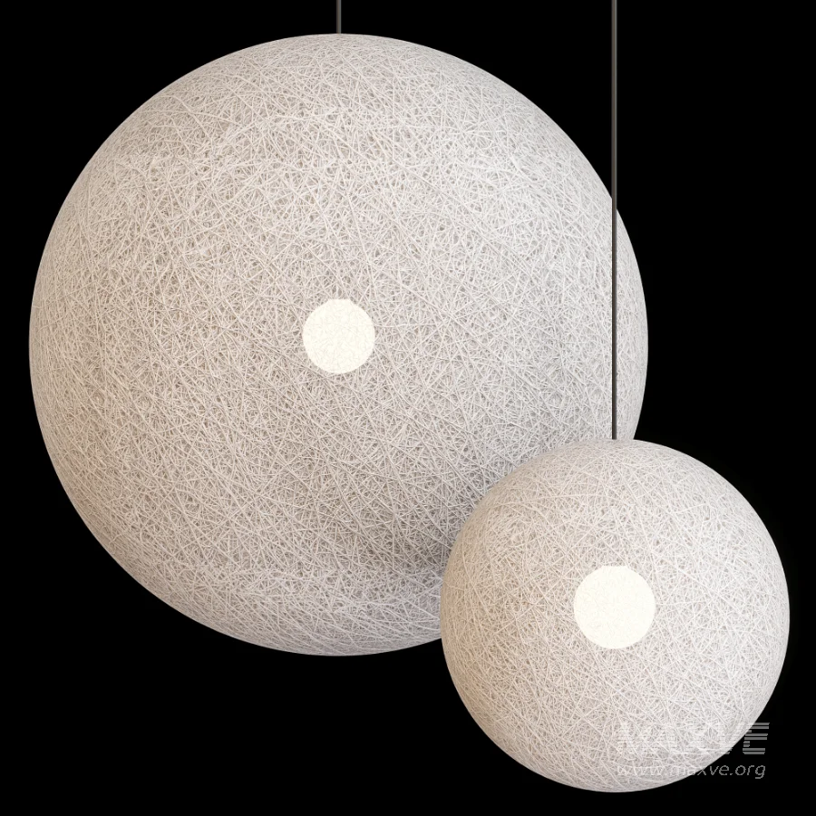 Moooi Thread Papier Mache Lamp - Image 3