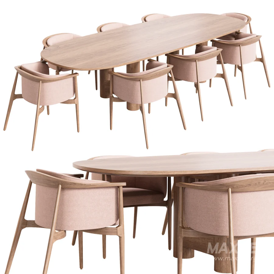 Arya K Chair and Onis Dining Table - Image 2