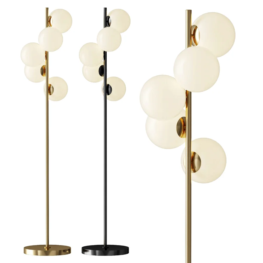 Staggered Glass Floor Lamp NineLighting - Image 1