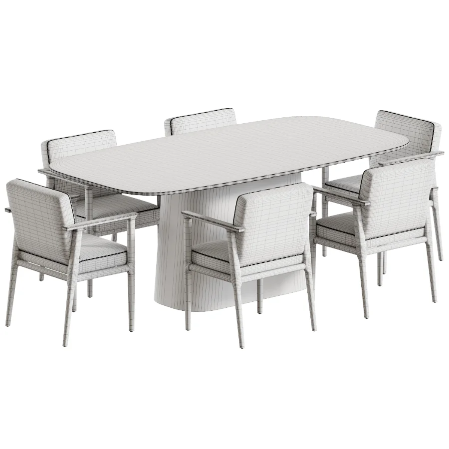 Dining set 025 - Image 5