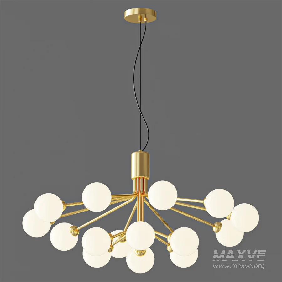 Possini Euro Davina LED Sputnik Chandelier - Image 1