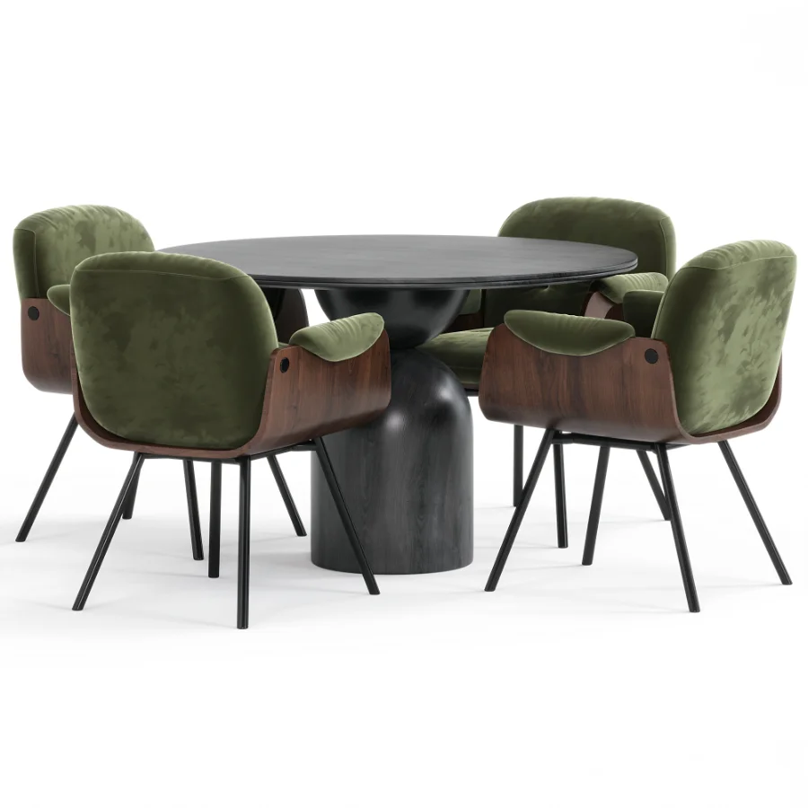 Round Table and Laurel Chair - Image 1