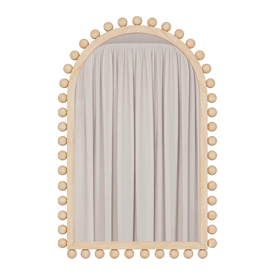 Waltham Solid Wood Flat Mirror 02 - Image 3