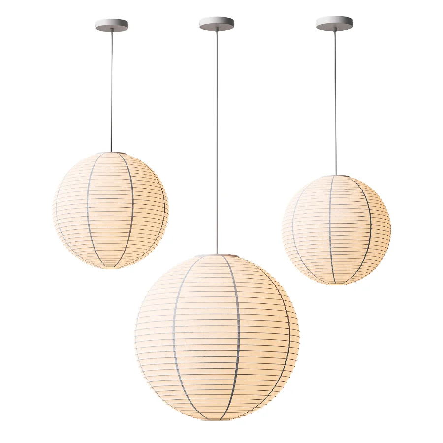 HAY Paper Shade Round Pendant Lamps - Image 2