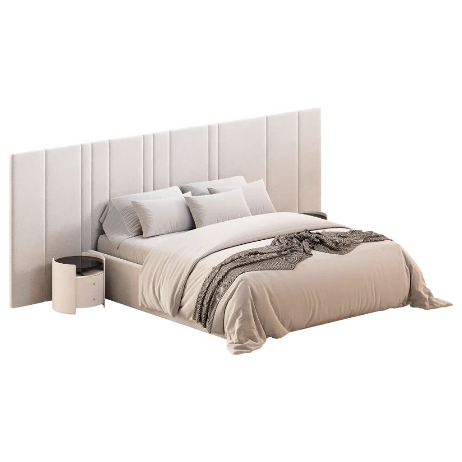 Desire bed with wide headboard - Image 4