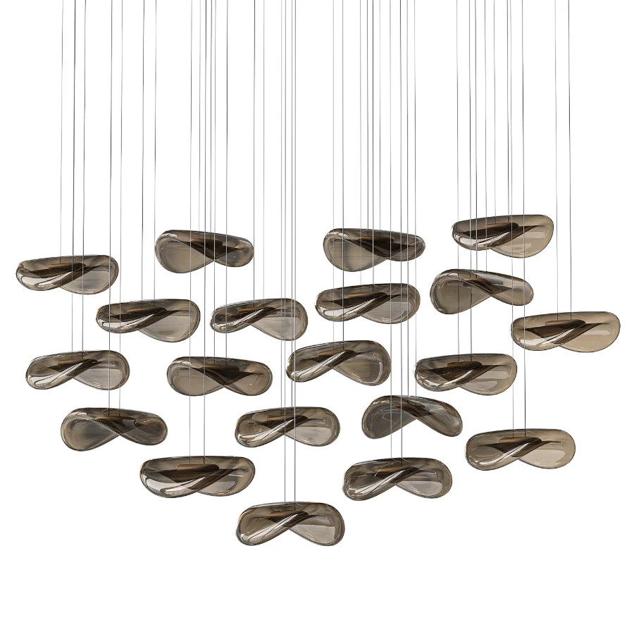 Organic Glass Pendant Light - Image 4