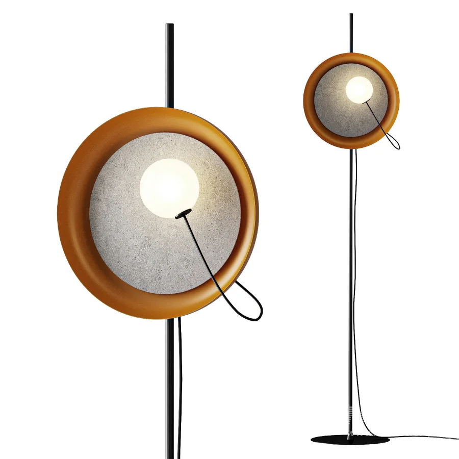 Acoustic Disc Floor Lamp - Image 1