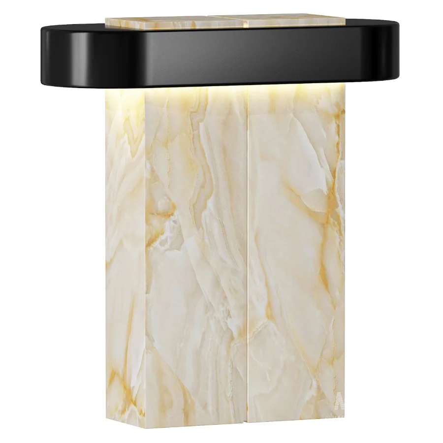 Lastra White Onyx Table Lamp - Image 1