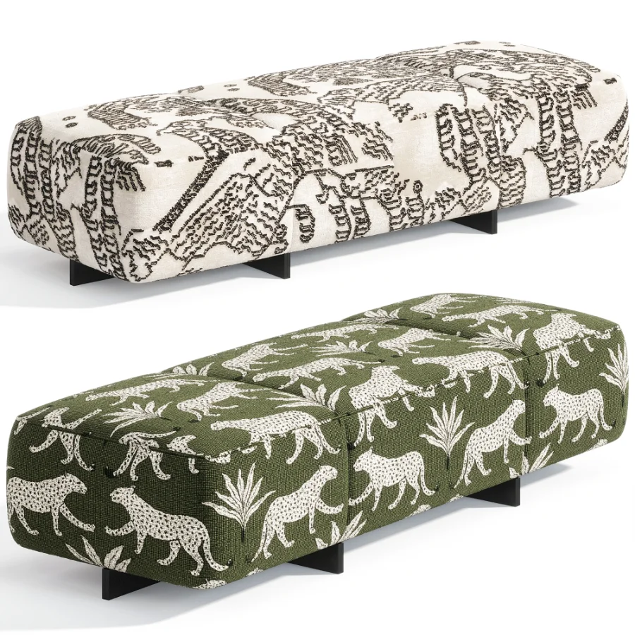 Yves Sofa Ottoman By Minotti - Image 4