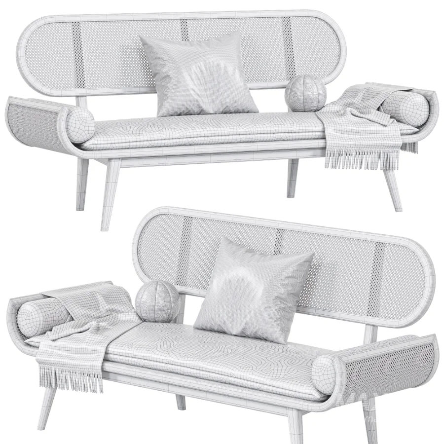 Rattan Sofa By Urban Mood - Image 7