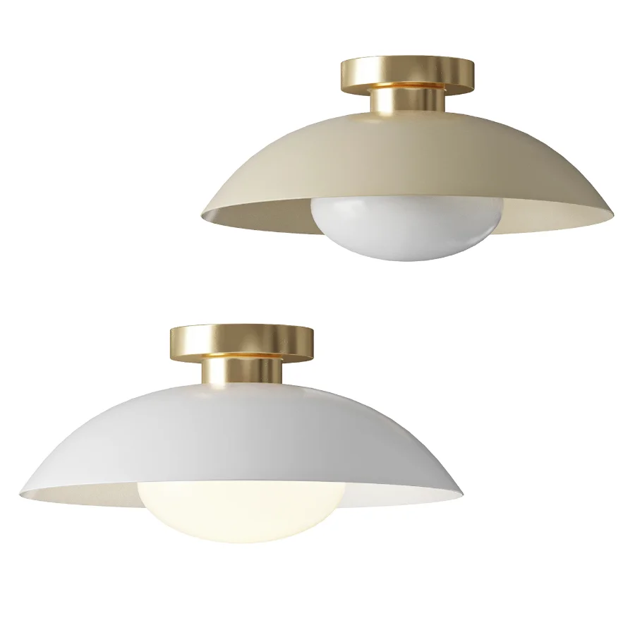 West Elm Bezel Glass Flush mount - Image 3