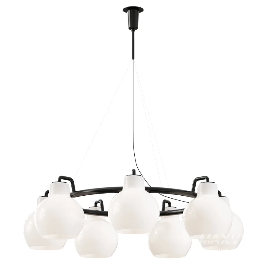 Vl Ring Crown Chandelier By Louis Poulsen - Image 3