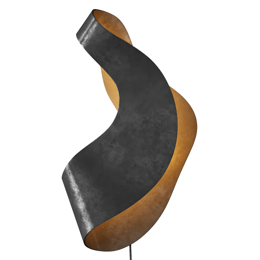 Ferm Living Oyster Wall Lamp Black - Image 1