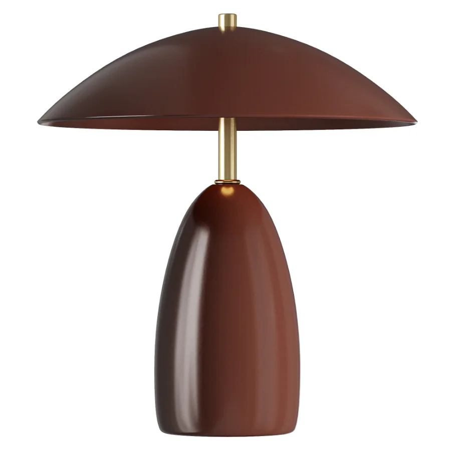 Aubrey LED Table Lamp Maroon - Image 1