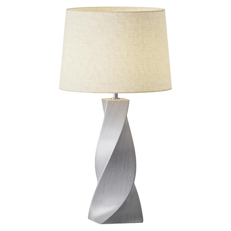 Table Lamp BELAYA Ceramic Grey - Image 1