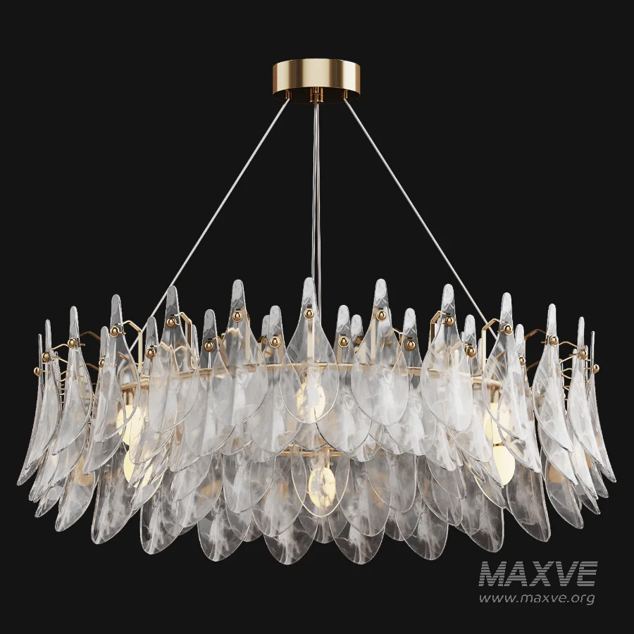 Chandelier Saint Feathers Round - Image 2