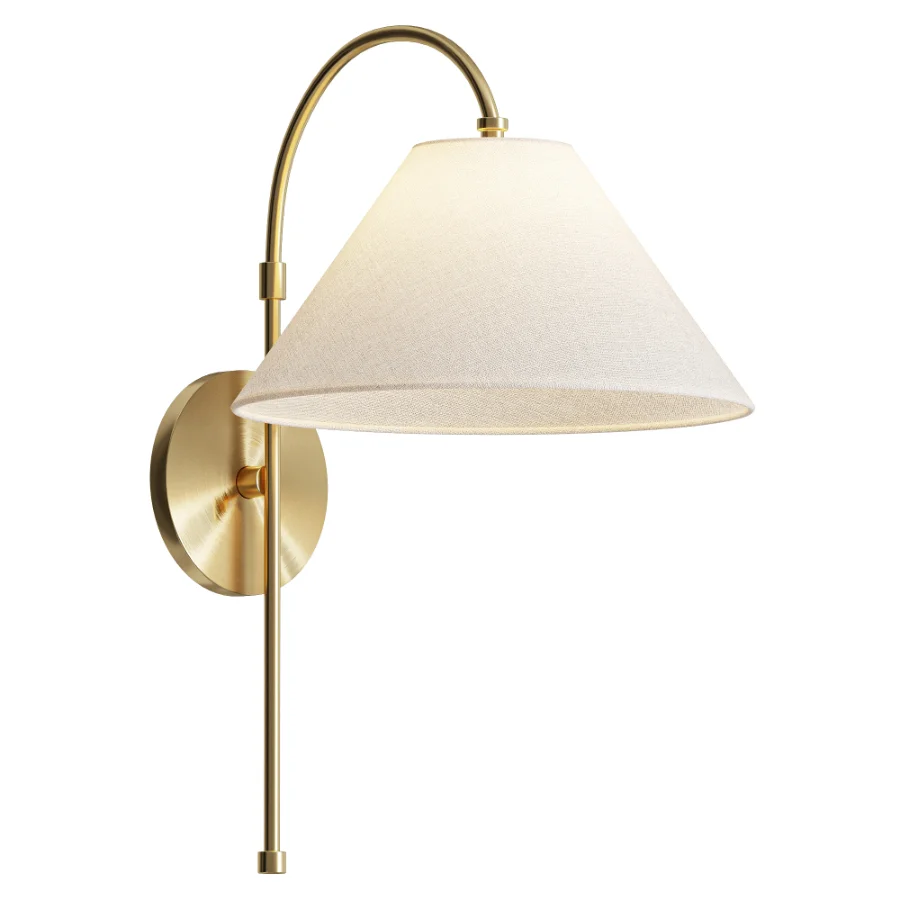 Sinclair Metal Arc Sconce - Image 1