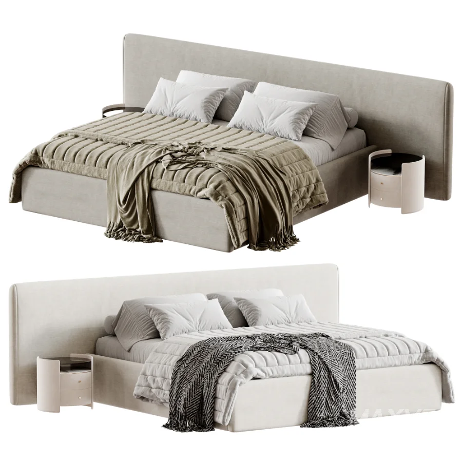 Japandi Double Bed - Image 2