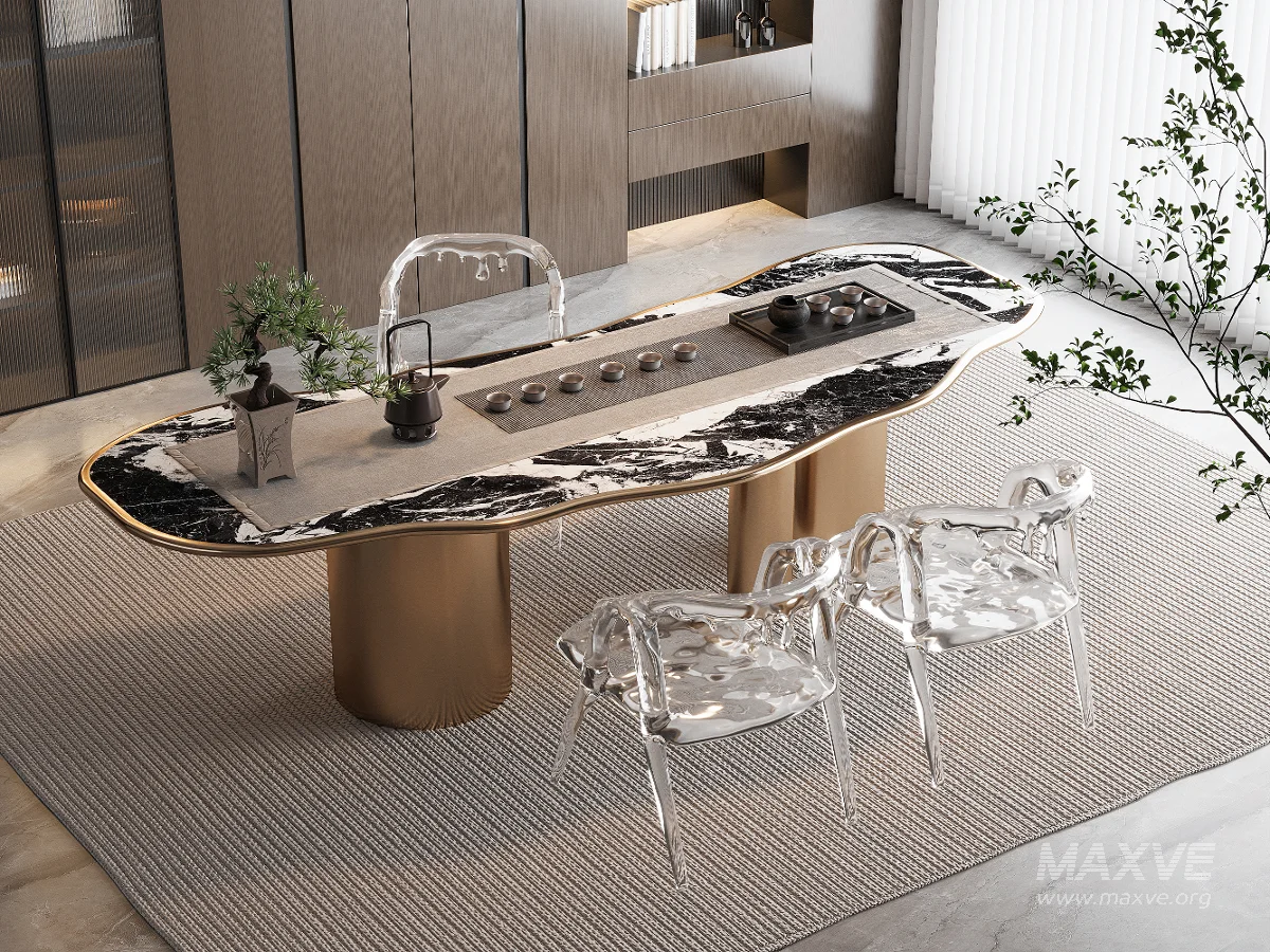 Modern table and chair - Image 1