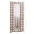 Modern Fabric Upholstered Full Length Floor Mirror 14 - Thumbnail 2