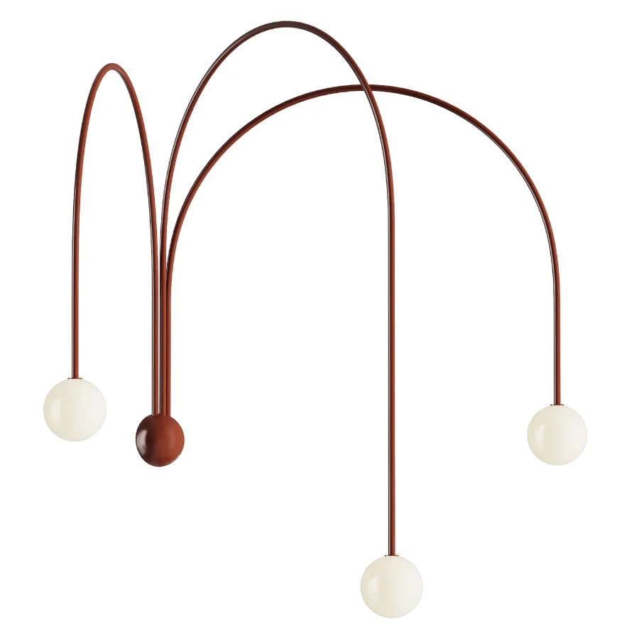 Nordic Simple Lines LED Iron Decorative Wall Lamp - Image 1