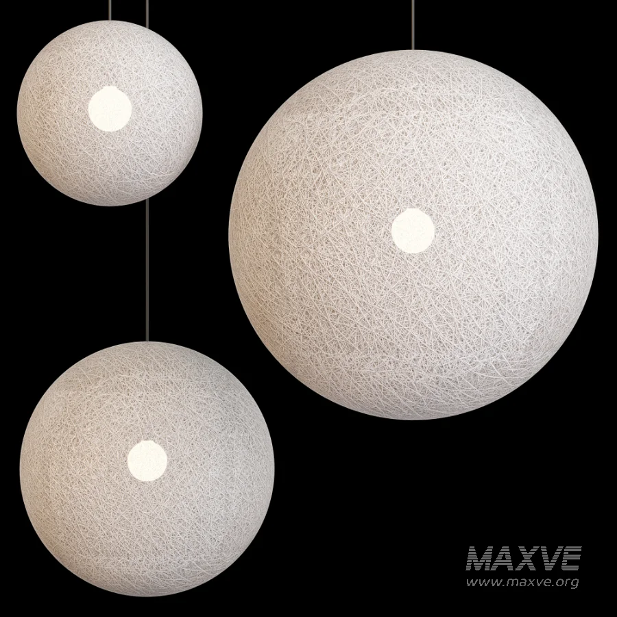 Moooi Thread Papier Mache Lamp - Image 1