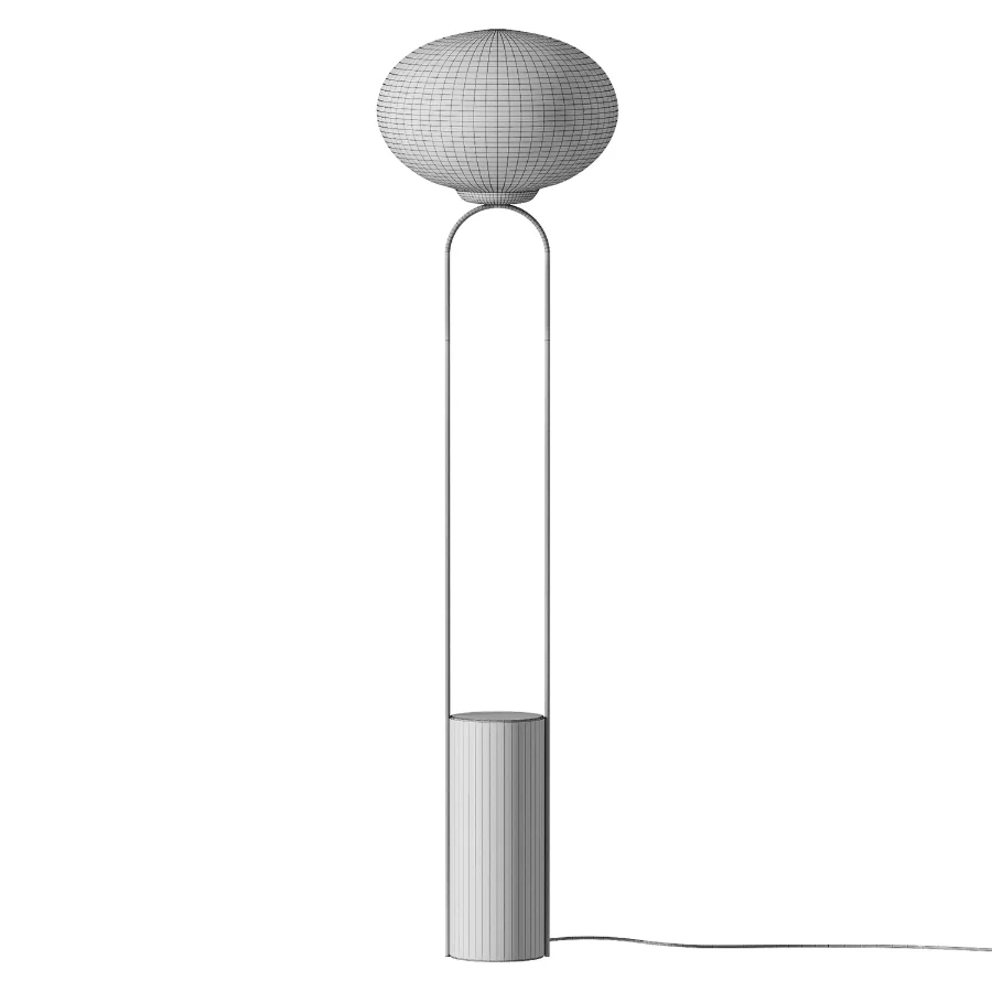 CB2 Polo Black Marble Floor Lamp - Image 2