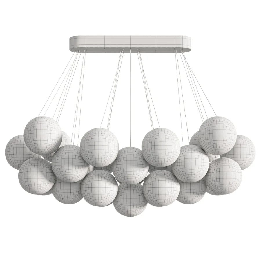 Setlla 27 Alabaster Ball Chandelier - Image 2