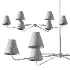 West Elm Simone 6 Light Chandelier - Thumbnail 4
