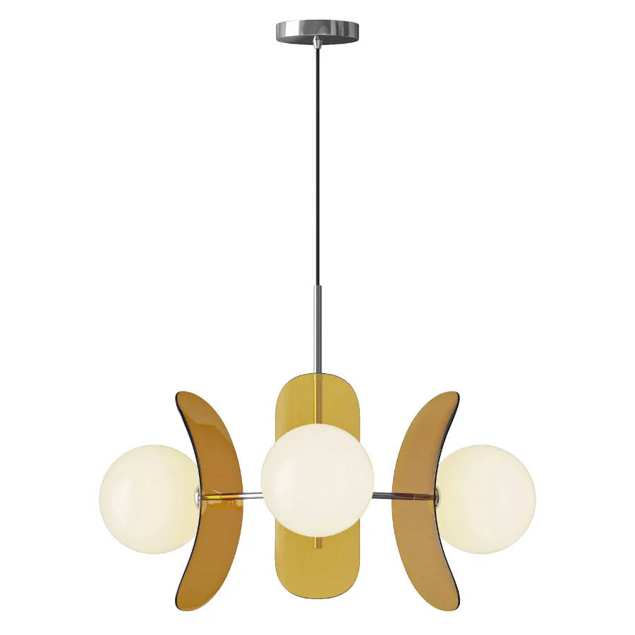 Coloured Sputnik Chandelier - Image 3