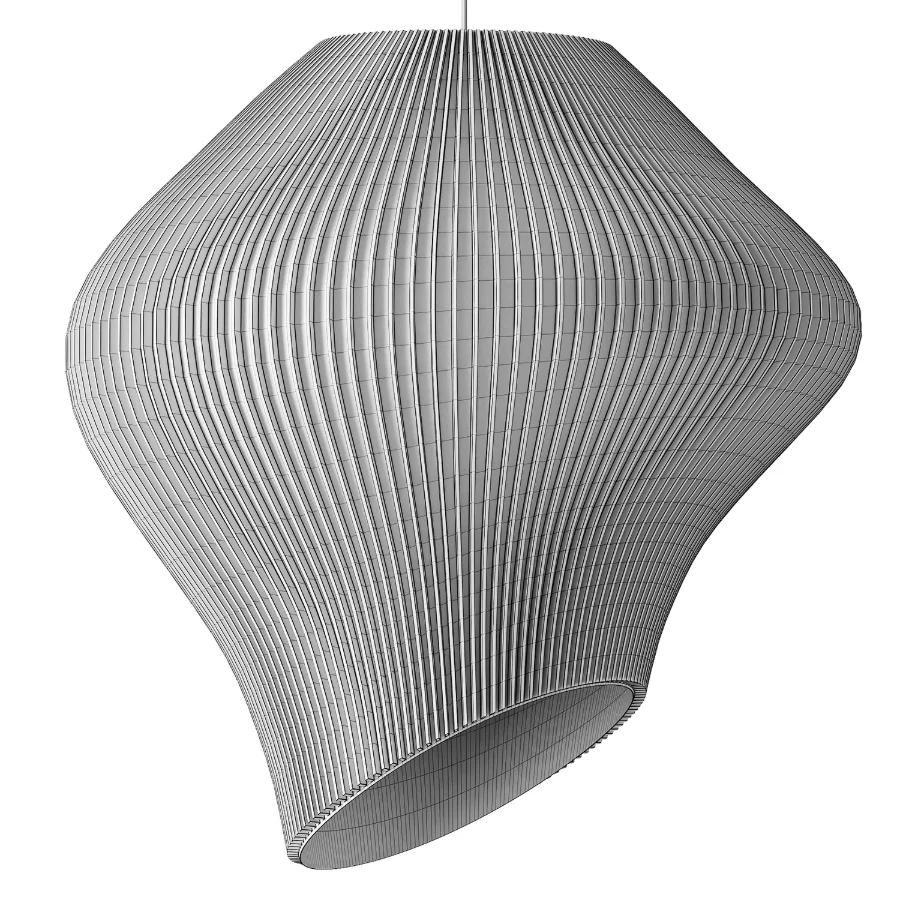 Large Sculptural Pendant Light - Image 4