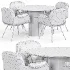 Type Table and Laurel Chair - Thumbnail 7