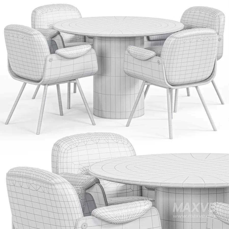 Type Table and Laurel Chair - Image 7