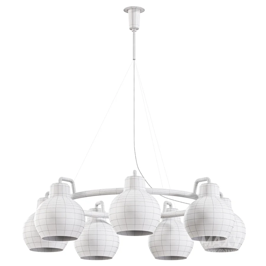 Vl Ring Crown Chandelier By Louis Poulsen - Image 4