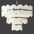 Alabaster Petal Tier Chandelier - Thumbnail 1