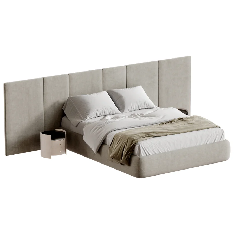 Garda Design bed with a wide headboard - Image 2