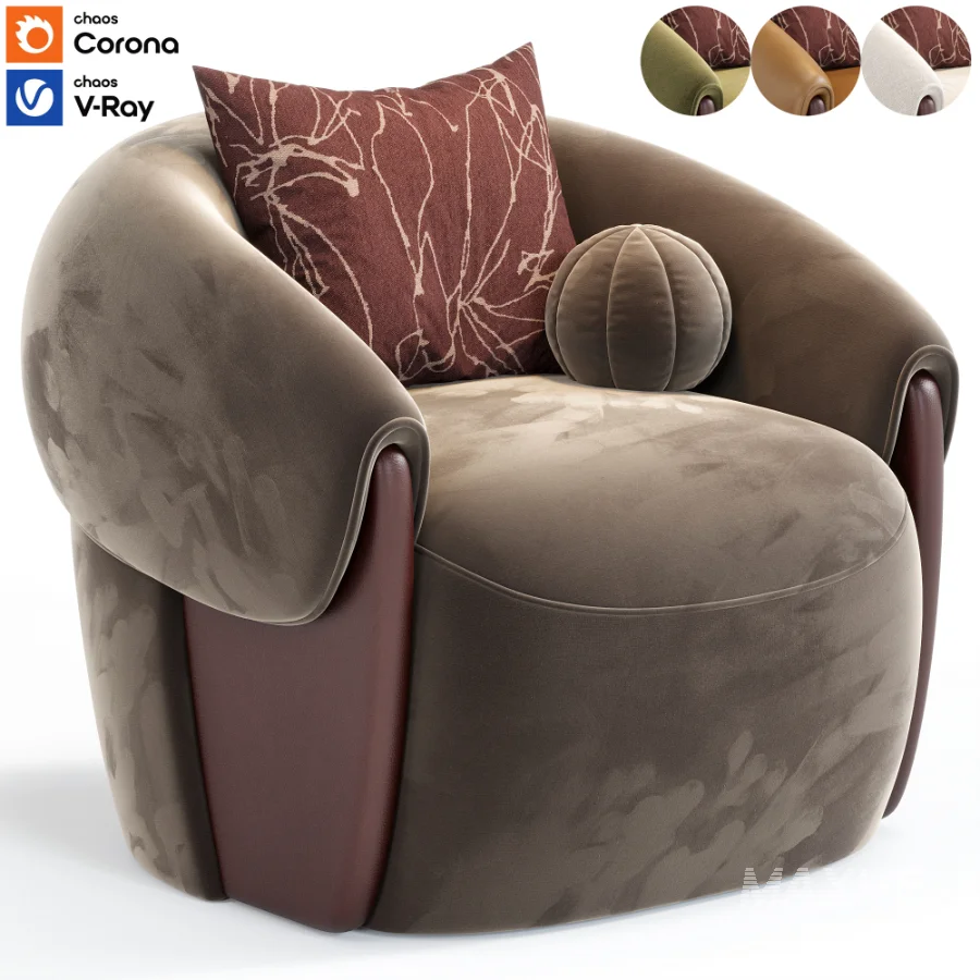 Calin Accent Armchair By Luxus Maison - Image 4