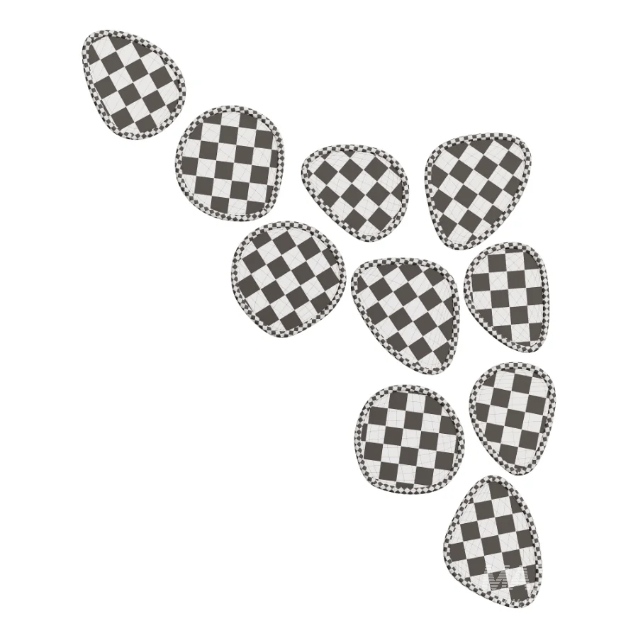 Organic Shapes Mirror Set - Image 3