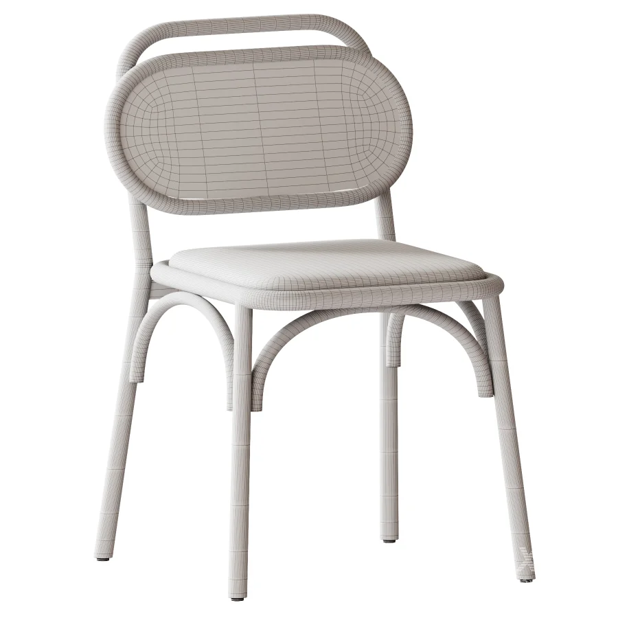 Doriane solid oak chair - Image 4