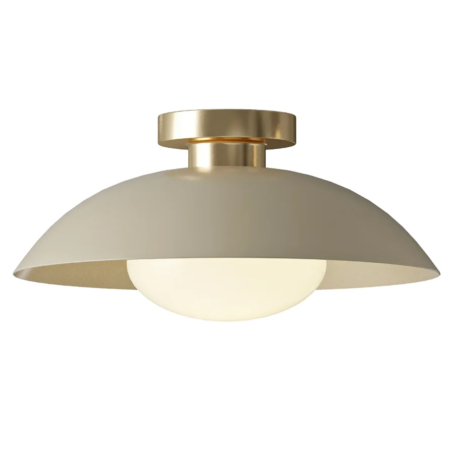 West Elm Bezel Glass Flush mount - Image 4