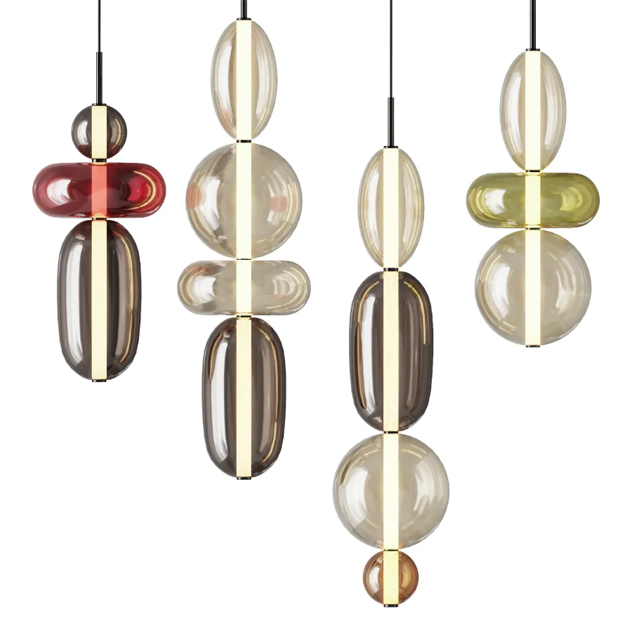 Candied Glass Pendant Light - Image 1