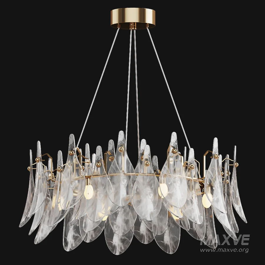 Chandelier Saint Feathers Round - Image 3