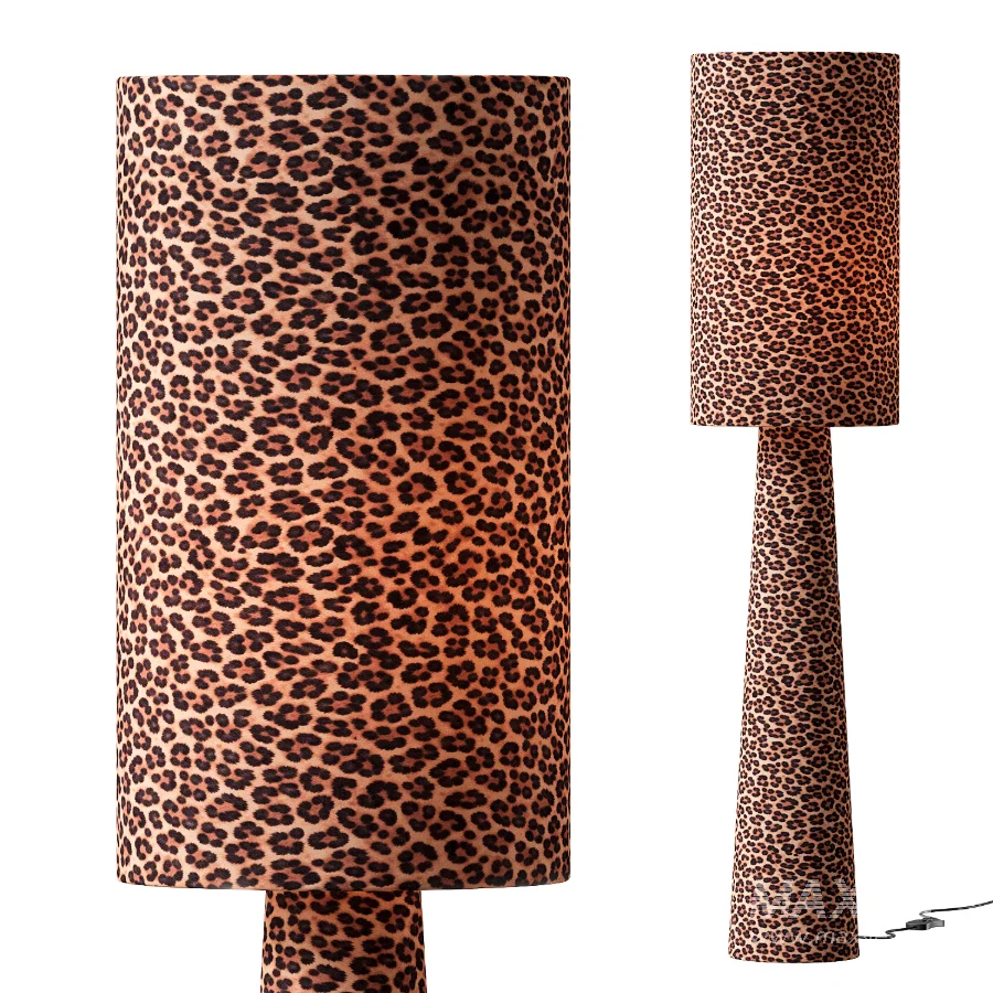 Leopard Love Print Floor Lamp - Image 1