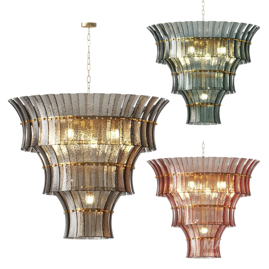 Eichholtz Toscano Chandelier Smoke - Image 1