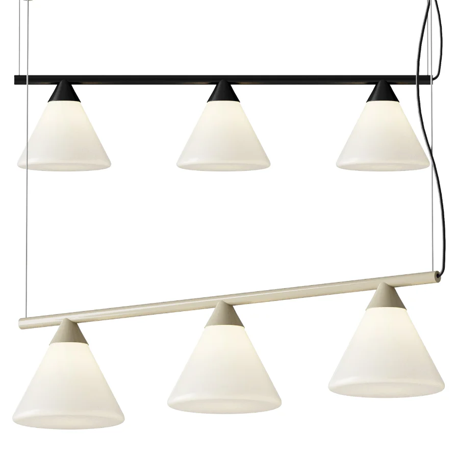 Probe OR Rail Glass Chandelier - Image 1