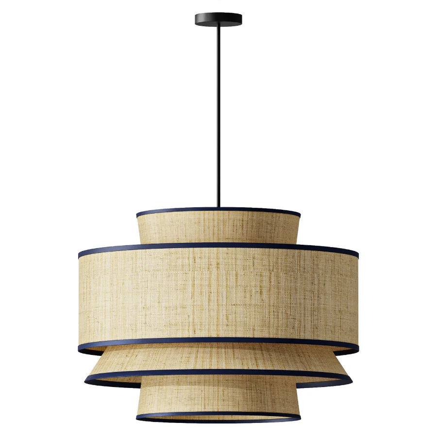 Modern Wicker Craft Pendant Light - Image 2