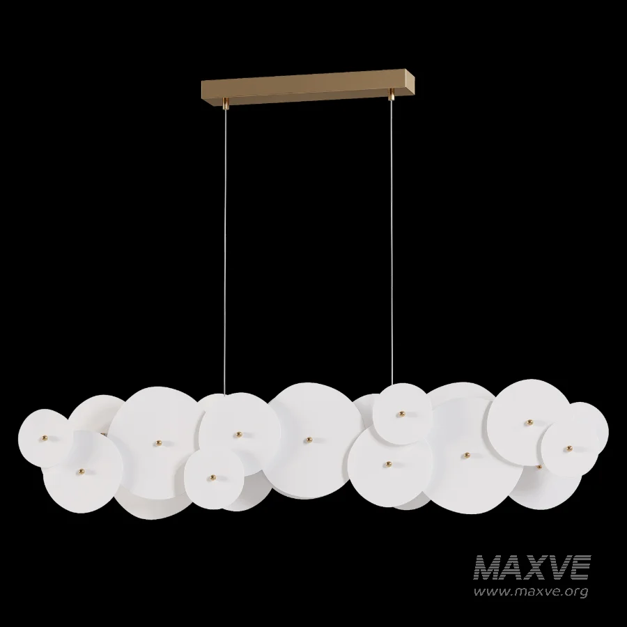 Amara Ceramic Linear Chandelier - Image 5