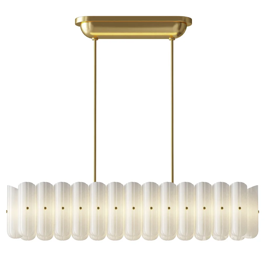 Rejuvenation Roll and Hill Lorna Linear Chandelier - Image 2