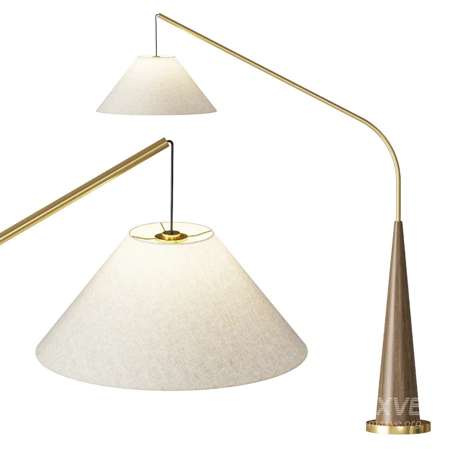 Gibson Arc Floor Lamp - Image 1