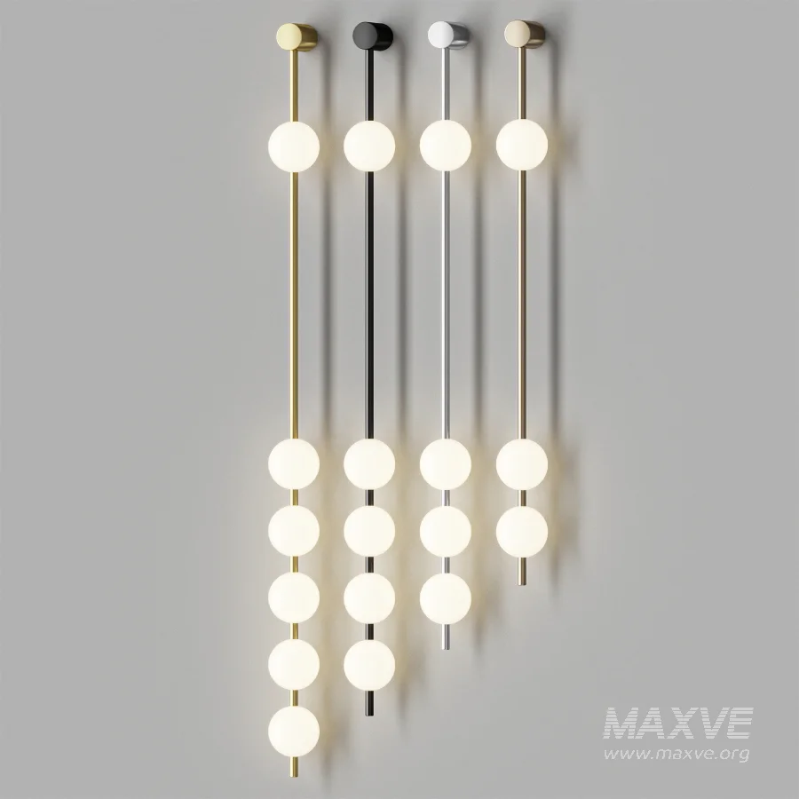 Vertical Balls Wall Lamp - Image 1